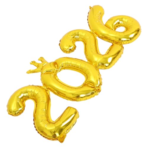 ULDIGI Neujahrsballons 2026: Goldene Große Zahlenballons Aus Aluminiumfolie, Dekoration Für Die Abschlussfeier 2026, Party, Geburtstag, Hochzeit, Fotoautomaten-requisiten von ULDIGI