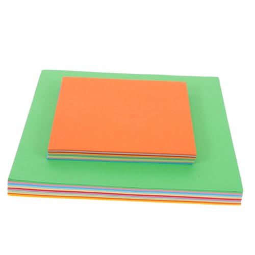 ULDIGI Origami Papier Farbiges Doppelseitiges Faltpapier Vielseitig für DIY Basteln Schule Kreative Projekte Buntes Bastelpapier von ULDIGI