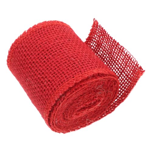 ULDIGI Rotes Juteband Breit Lang Juterolle für Weihnachtsdekoration Basteln Geschenkverpackung Natürliche Textur Vielseitig Verwendbar Umweltfreundlich ULDIGI Rotes Juteband Breit Lang Juterolle für Weihnachtsdekoration Basteln Geschenkverpackung Natürliche Textur Vielseitig Verwendbar Umweltfreundlich von ULDIGI