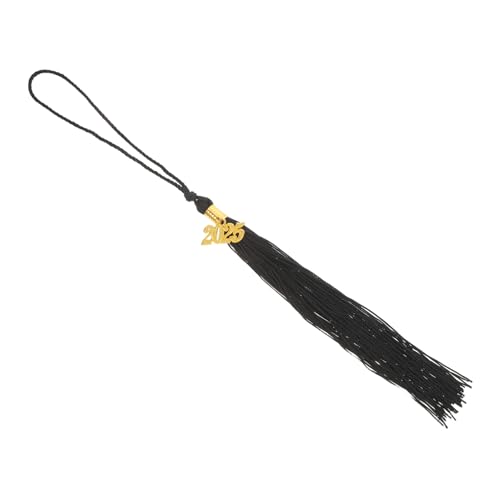ULDIGI Schwarze Abschluss Quaste mit Goldenem Charm Leichte Abschlusskappen Dekoration Komfortabel Stilvoll für Abschlussfeier und Hochschul Abschlusshut ULDIGI Schwarze Abschluss Quaste mit Goldenem Charm Leichte Abschlusskappen Dekoration Komfortabel Stilvoll für Abschlussfeier und Hochschul Abschlusshut von ULDIGI
