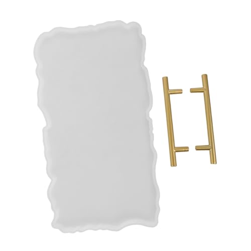 ULDIGI Silikon Tray Form mit Griffen Rechteckige Harzform für Diy Kunsthandwerk Epoxidharz Gießform für Unregelmäßiges Tablett Stabile Silikonform für Servierbrett und Wohnkultur ULDIGI Silikon Tray Form mit Griffen Rechteckige Harzform für Diy Kunsthandwerk Epoxidharz Gießform für Unregelmäßiges Tablett Stabile Silikonform für Servierbrett und Wohnkultur von ULDIGI