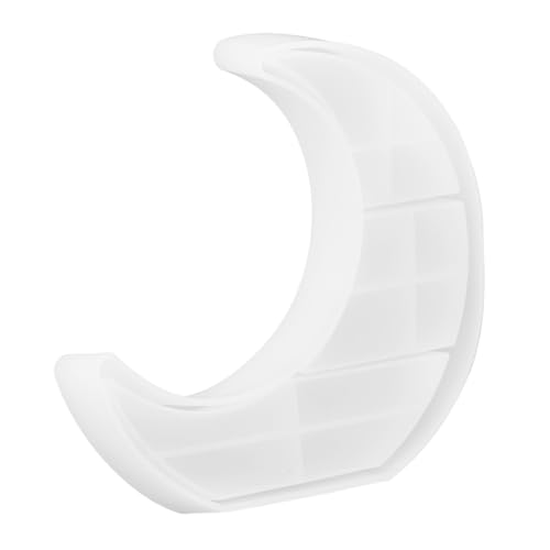 ULDIGI Silikonform Mondtablett mit Matter Oberfläche Kleine Schmuckschale DIY Gießform für Epoxidharz Rutschfestes Resin Tray mit Feiner Verarbeitung für Schmuckaufbewahrung und von ULDIGI