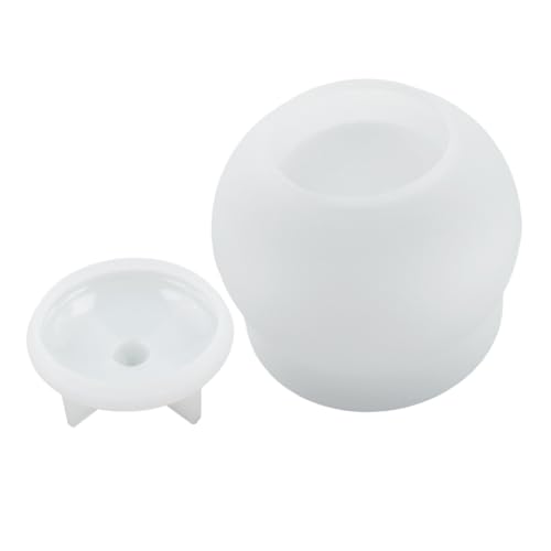 ULDIGI Silikonform für Schmuckaufbewahrung Tontopf Gießform Langlebig und Flexibel DIY Resin Schmuckzubehör Basteln Trinket Jar Mold Multifunktional für Dekoration und Aufbewahrung von ULDIGI