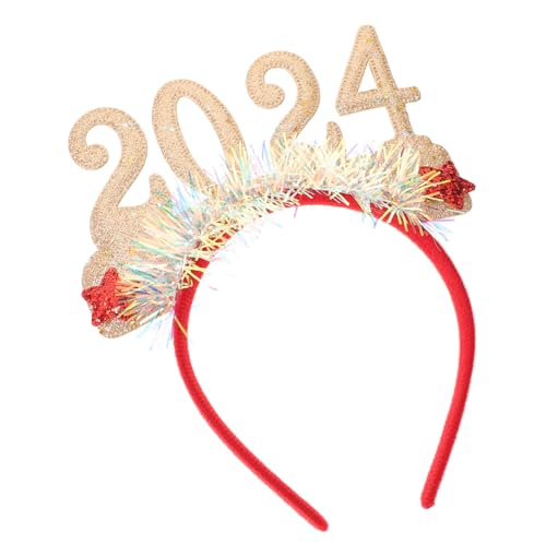 ULDIGI Silvester Haarreif mit Pailletten Festliches Kopfschmuck für Damen und Mädchen Year Party Stirnband Komfortabel und Platzsparend für Silvesterparty und Festivals von ULDIGI