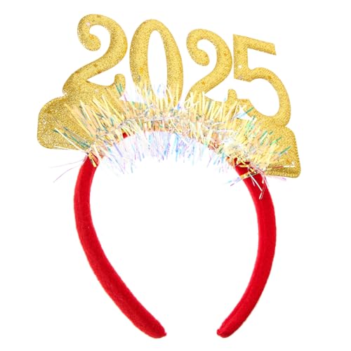 ULDIGI Silvester Stirnband aus Robustem Material Flexibles Year Headband für Erwachsene Komfortabel und Langlebig für Neujahrsfeiern und Festliche Partys von ULDIGI
