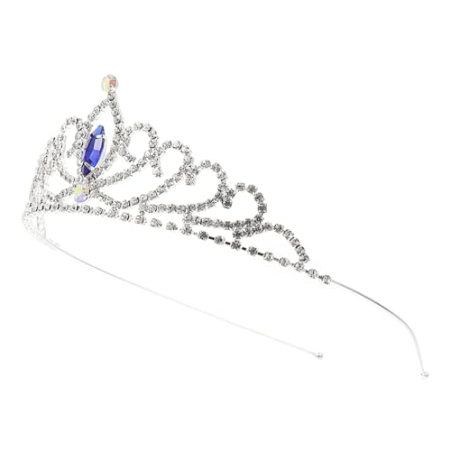 ULDIGI Tiara mit Strassbesetzter Metallkrone Leichtes Langlebiges Haaraccessoire für Mädchen Festlich und Elegant Geeignet für Geburtstage Hochzeiten und Besondere Anlässe von ULDIGI