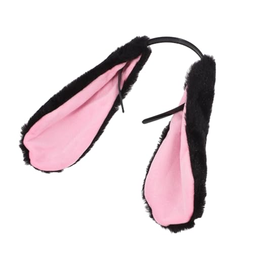 ULDIGI Verstellbares Hasenohren Stirnband Damen und Flauschiges Kaninchen Ohr Accessoire für Ostern Karneval Halloween und Cosplay Weiches Bequemes Party kostüm Zubehör von ULDIGI