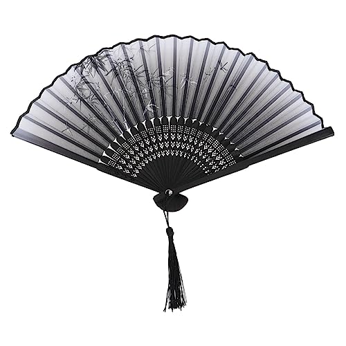 ULDIGI Vintage Chinesischer Faltbarer Handfächer aus Holz mit Elegantem Vielseitiges Tanz und Foto Requisit Kreativer Klassischer Fächer für Partys Performance und Geschenke ULDIGI Vintage Chinesischer Faltbarer Handfächer aus Holz mit Elegantem Vielseitiges Tanz und Foto Requisit Kreativer Klassischer Fächer für Partys Performance und Geschenke von ULDIGI