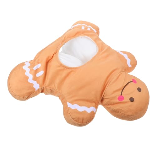 ULDIGI Weihnachtlicher Lebkuchenmann-kopfschmuck aus Baumwolle und Plüsch Weicher Partyhut für Erwachsene Kreatives Foto-requisit für Weihnachtsfeiern Cosplay und Bühnenauftritte ULDIGI Weihnachtlicher Lebkuchenmann-kopfschmuck aus Baumwolle und Plüsch Weicher Partyhut für Erwachsene Kreatives Foto-requisit für Weihnachtsfeiern Cosplay und Bühnenauftritte von ULDIGI
