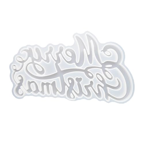 ULDIGI Weihnachtsbuchstaben Silikonform DIY Epoxidharz Gießform für Kreative Handgefertigte Anhänger Wiederverwendbar Leicht zu Reinigen ULDIGI Weihnachtsbuchstaben Silikonform DIY Epoxidharz Gießform für Kreative Handgefertigte Anhänger Wiederverwendbar Leicht zu Reinigen von ULDIGI