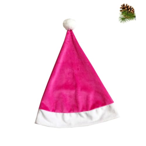 ULDIGI Weihnachtsmütze-requisiten Erste Weihnachtshut Hüte Kind Weihnachtsdekoration Drinnen Winterhut Fröhlich Plüsch Weihnachtszwergmütze Lustige Weihnachtsmütze Weihnachten Party Rosa von ULDIGI