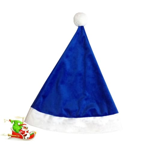 ULDIGI Weihnachtsmütze und Erwachsene Plüsch Santa Claus Mütze für Festliche Kostüme Karneval und Weihnachtsdeko von ULDIGI