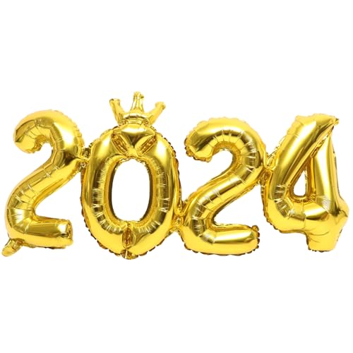 ULDIGI Zahlen Folienballons Metallic Ballons für Neujahr Abschlussfeier Geburtstagsdeko Glänzend Goldene Party-dekoration Einfach Aufzuhängen Vielseitig für Feierlichkeiten ULDIGI Zahlen Folienballons Metallic Ballons für Neujahr Abschlussfeier Geburtstagsdeko Glänzend Goldene Party-dekoration Einfach Aufzuhängen Vielseitig für Feierlichkeiten von ULDIGI