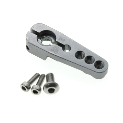 Servohorn aus Aluminiumlegierung, 3-Loch, 25T, 12 mm, 16 mm, 20 mm, RC verbesserte Teile für ferngesteuertes Auto-Servo (Titan) von ULIIK