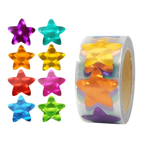 300 Zählungen Glitzernder Sternförmig Geformter Aufkleberkleber Wickeln 20 Mm Verpackungsaufkleber Für Journal Notebook Verpackung 300 Zählungen Glitzernder Sternförmig Geformter Aufkleberkleber Wickeln 20 Mm Verpackungsaufkleber Für Journal Notebook Verpackung von ULIJTH