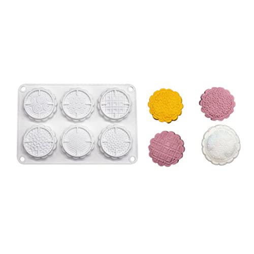 3D Silikonform Für Sechs Mondkuchen Silikonseife Schimmel Kuchenform Käse Riegel Schokoladenform Seife Werkzeug 3 Stile 3D Silikonform Für Sechs Mondkuchen Silikonseife Schimmel Kuchenform Käse Riegel Schokoladenform Seife Werkzeug 3 Stile von ULIJTH
