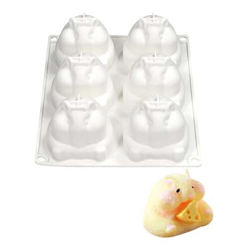 6Cavity Little Hamster Silikonformen Fondants Schokoladenformen Mousse Kuchen Dekoration Werkzeug Kerzenseife Schokolade Nicht STiCK Backwerk Tool Leicht Zu Reinigen 6Cavity Little Hamster Silikonformen Fondants Schokoladenformen Mousse Kuchen Dekoration Werkzeug Kerzenseife Schokolade Nicht STiCK Backwerk Tool Leicht Zu Reinigen von ULIJTH
