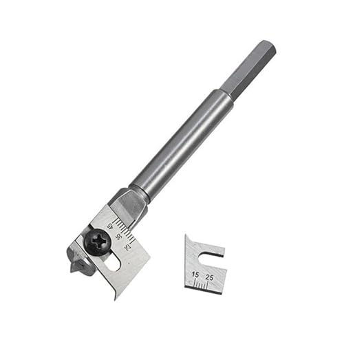 Erweiterbare Flachholzbohrbits Setzen Mit Hoher Kohlenstoffstahl Einstellbarer Spatenschneider Für Effizientes Bohrung 15-45 Mm/22-75 Mm von ULIJTH
