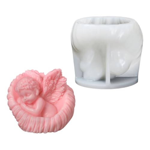 Flügelbabystatue Silikonkerzenformen Für Epoxidharz Handgefertigte Kerzenseife Machen Home Decoration Valentines Anwesend Flügelbabystatue Silikonkerzenformen Für Epoxidharz Handgefertigte Kerzenseife Machen Home Decoration Valentines Anwesend von ULIJTH