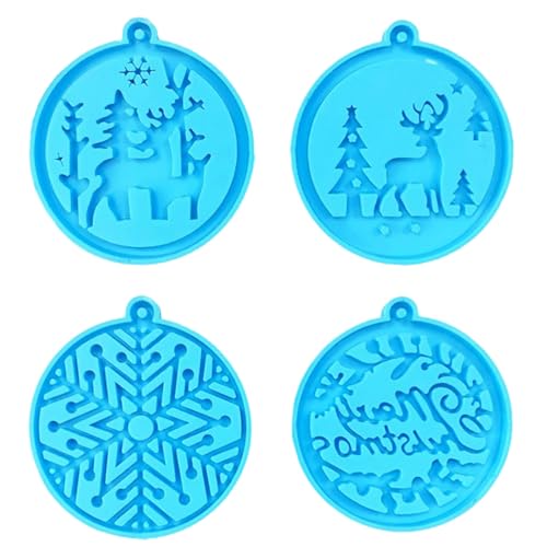 Set Von 4 Silikon Weihnachten Schlüsselbund Form Personalisieren Schlüsselringformen Festliche Dekorationen Formen Schmuckzubehör Herstellen Set Von 4 Silikon Weihnachten Schlüsselbund Form Personalisieren Schlüsselringformen Festliche Dekorationen Formen Schmuckzubehör Herstellen von ULIJTH