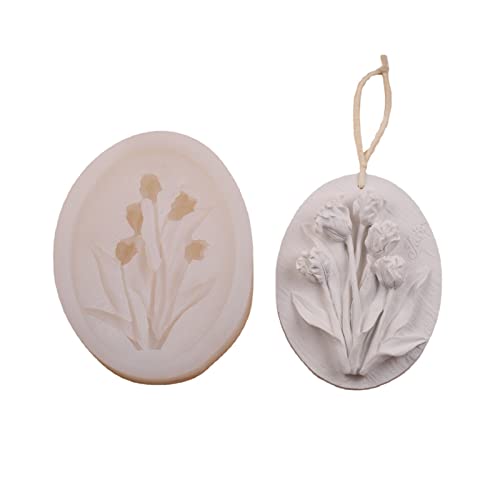 Tulips Blumenkerze Epoxidharz Schimmel Aromatherapie Gips Silikon Schimmel Casting Party Neuheit Geschenk von ULIJTH