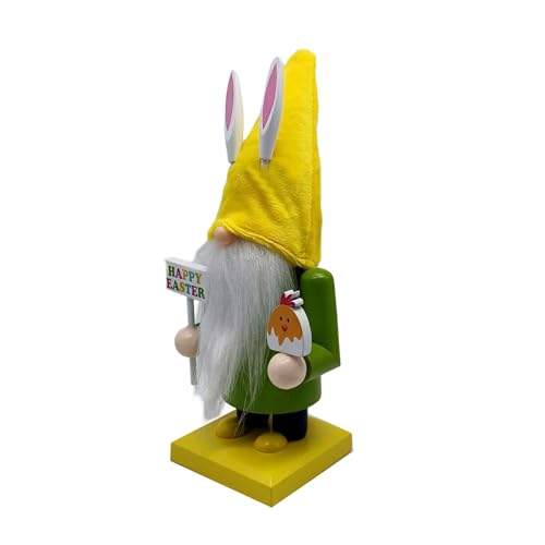 ULIJTH Spring Gnomes Dekoration Bunnies Ohr Elfen Holzfigur Mit Basis Für Home Party Tabletop Dekoration ULIJTH Spring Gnomes Dekoration Bunnies Ohr Elfen Holzfigur Mit Basis Für Home Party Tabletop Dekoration von ULIJTH