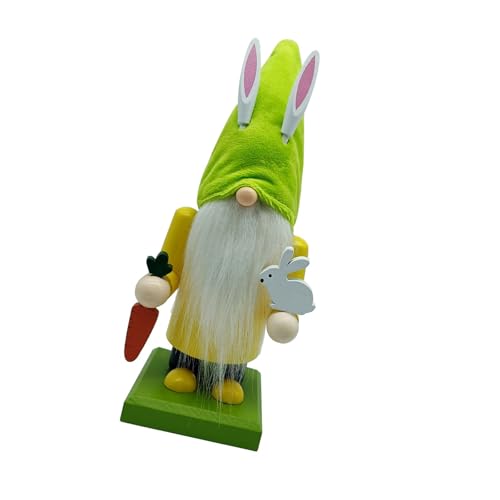 ULIJTH Spring Gnomes Dekoration Bunnies Ohr Elfen Holzfigur Mit Basis Für Home Party Tabletop Dekoration ULIJTH Spring Gnomes Dekoration Bunnies Ohr Elfen Holzfigur Mit Basis Für Home Party Tabletop Dekoration von ULIJTH