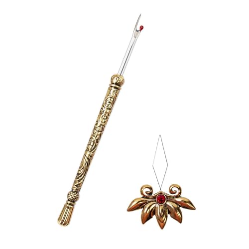 ULIJTH Vintage Naht Unpicker Und Metallnadel Gewinde Einstellen Fadenentferner Für Nadelstickmaschine Handmaschinennähung Nähwerkzeug ULIJTH Vintage Naht Unpicker Und Metallnadel Gewinde Einstellen Fadenentferner Für Nadelstickmaschine Handmaschinennähung Nähwerkzeug von ULIJTH