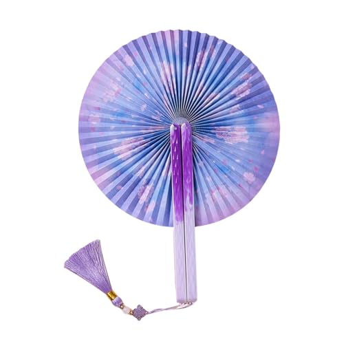 ULIJTH Vintaged Drucke Klapperlüfter Handheld Lüfter Mit Anhänger Mit Magnetverschluss Für Hochzeiten Und Dekorative Zwecke ULIJTH Vintaged Drucke Klapperlüfter Handheld Lüfter Mit Anhänger Mit Magnetverschluss Für Hochzeiten Und Dekorative Zwecke von ULIJTH