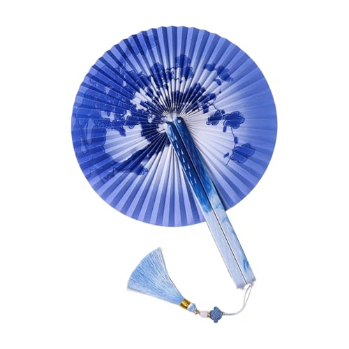 ULIJTH Vintaged Drucke Klapperlüfter Handheld Lüfter Mit Anhänger Mit Magnetverschluss Für Hochzeiten Und Dekorative Zwecke ULIJTH Vintaged Drucke Klapperlüfter Handheld Lüfter Mit Anhänger Mit Magnetverschluss Für Hochzeiten Und Dekorative Zwecke von ULIJTH
