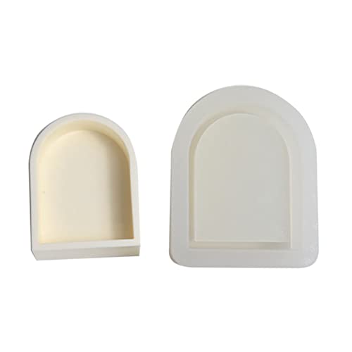 Unregelmäßige Türrahmen Kerze Silikonform Epoxidharz Dekoration Making Ornament Harz Polymer Lehm Wohnkultur von ULIJTH