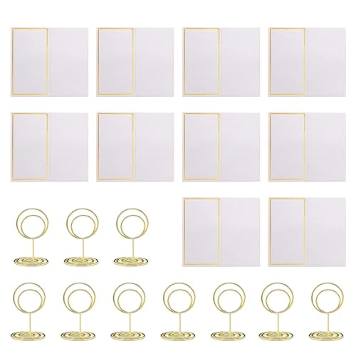 Vielseitige Metallschildhalter 20 Pack Tischnummer Memo Clips Für Office Memo Und Party Place Karten Vielseitige Metallschildhalter 20 Pack Tischnummer Memo Clips Für Office Memo Und Party Place Karten von ULIJTH