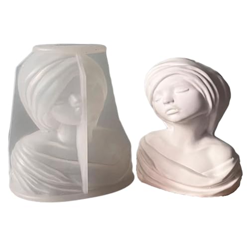 Weibliche Figur Silikonkerzenformen Für Epoxidharz Kerzenseife Home Dekoration Dame Statue Silikonkerzenformen von ULIJTH