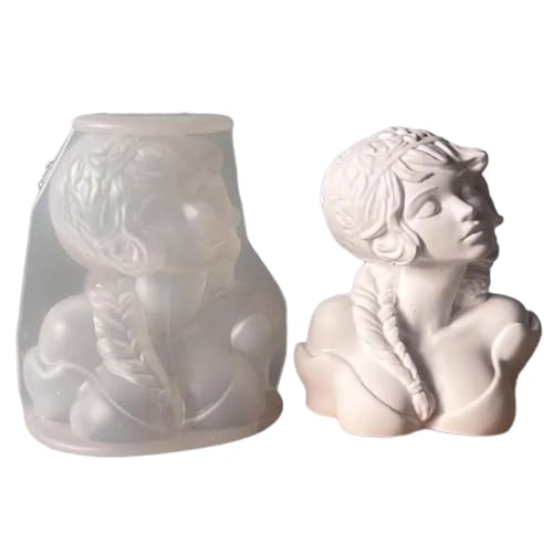 Weibliche Figur Silikonkerzenformen Für Epoxidharz Kerzenseife Home Dekoration Dame Statue Silikonkerzenformen von ULIJTH