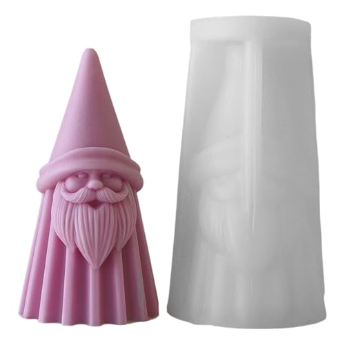 Weihnachten Santa Silicone Kerze Schimmel Kreative Weihnachtsform Duft Kerze Herstellung Silikonform Für Die Weihnachtsfeier von ULIJTH