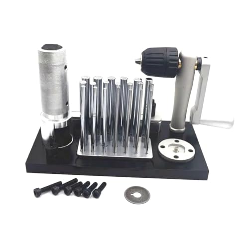 Biegering-Maker, Schmuckherstellungswerkzeug, professionelles manuelles Biegering-Maker-Maschinen-Schmuckwerkzeug aus Edelstahl mit 20 Dornzubehörteilen von 2,5 mm bis 12 mm Biegering-Maker, Schmuckherstellungswerkzeug, professionelles manuelles Biegering-Maker-Maschinen-Schmuckwerkzeug aus Edelstahl mit 20 Dornzubehörteilen von 2,5 mm bis 12 mm von ULLOORD