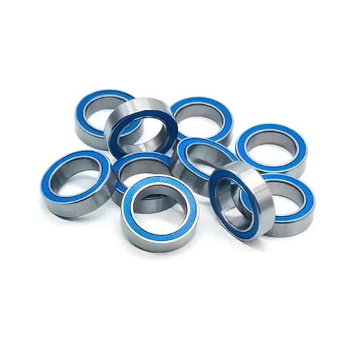 10 stücke 6700RS Lager 10x15x4mm ABEC-7 for RC Auto Lkw 6700 RS 2RS Kugellager 6700-2RS blau Versiegelt Universal von ULPTOBKUD