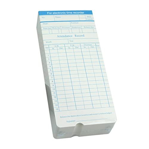 100 Blatt Uhrkarte für Mitarbeiter, Pyramide, Zeitungskarten, Zeitungskarten für Mitarbeiter, Zeitraffer, Zeitplan, Zeitplan, Zeitungskarte 100 Blatt Uhrkarte für Mitarbeiter, Pyramide, Zeitungskarten, Zeitungskarten für Mitarbeiter, Zeitraffer, Zeitplan, Zeitplan, Zeitungskarte von ULTECHNOVO