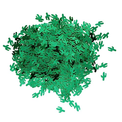ULTECHNOVO 1 Packung Kaktus Konfetti hawaiianische Partytischversorgung hawaiianische party glitzerkonfetti komfetti bürodeko esstisch Festival-Pailletten-Konfetti tischkonfetti PVC von ULTECHNOVO