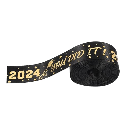 ULTECHNOVO 1 Rolle Verpackung Band Party Abschlussband Breites Band Zum Einwickeln Fleckband Bänder Zum Verpacken Rosa Schleife Glücklich Sackleinenband Bänder Gold Polyester Schwarz ULTECHNOVO 1 Rolle Verpackung Band Party Abschlussband Breites Band Zum Einwickeln Fleckband Bänder Zum Verpacken Rosa Schleife Glücklich Sackleinenband Bänder Gold Polyester Schwarz von ULTECHNOVO