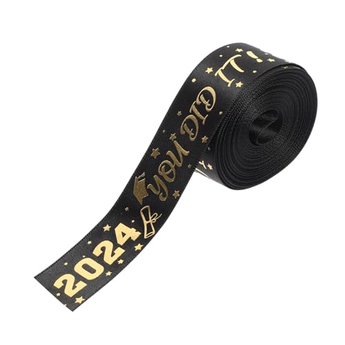 ULTECHNOVO 1 Rolle verpackung Band Chiffon herzlichen glückwunsch grad band rotes Band Sackleinenband Festivalband Geschenkschleifband Banddekor Polyester Black ULTECHNOVO 1 Rolle verpackung Band Chiffon herzlichen glückwunsch grad band rotes Band Sackleinenband Festivalband Geschenkschleifband Banddekor Polyester Black von ULTECHNOVO