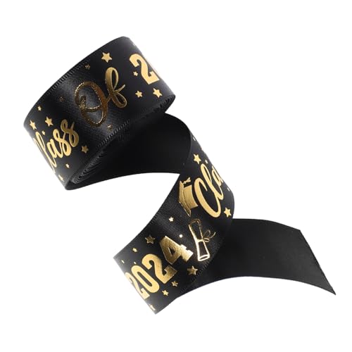 ULTECHNOVO 1 Rolle verpackung Band Wickelband Schule Glückwunsch goldenes Satinband Abschlussdekorationen Verpackungsband Festivalband Party Gefälligkeiten Polyester ULTECHNOVO 1 Rolle verpackung Band Wickelband Schule Glückwunsch goldenes Satinband Abschlussdekorationen Verpackungsband Festivalband Party Gefälligkeiten Polyester von ULTECHNOVO