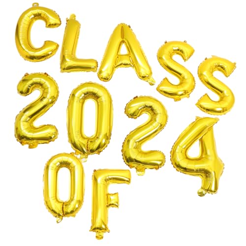 ULTECHNOVO 1 Satz Abschlussballon-set Willkommen Abschluss Ballonbogen Dekorativer Luftballon Geht Party Ballballon Abschlussballondekoration Grad Ballon Aluminiumfolie Golden von ULTECHNOVO