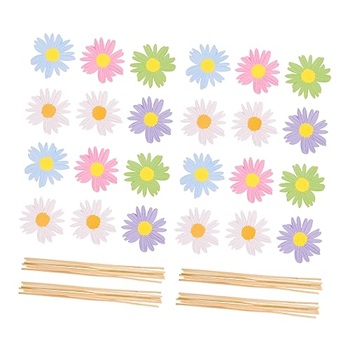 ULTECHNOVO 1 Satz Blumen Kuchen Dekorationen Daisy Design Kuchen Einlagen Für Sommerfeiern Und Hochzeiten Für Cupcakes Und Desserts 24 Stück ULTECHNOVO 1 Satz Blumen Kuchen Dekorationen Daisy Design Kuchen Einlagen Für Sommerfeiern Und Hochzeiten Für Cupcakes Und Desserts 24 Stück von ULTECHNOVO