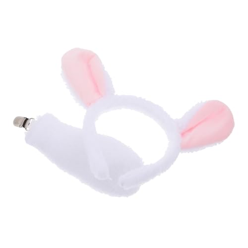 ULTECHNOVO 1 Satz Fluffy Schafohren Stirnband und Set Verstellbares Cosplay Zubehör für Erwachsene und Niedliches Schafkostüm für Karneval und Mottopartys Auffälliges Design von ULTECHNOVO