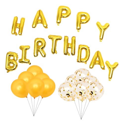 ULTECHNOVO 1 Satz Folienballon Happy Birthday Party Dekorationen für Shower und Geburtstagsfeiern Wiederverwendbar für Unvergessliche Erinnerungen von ULTECHNOVO