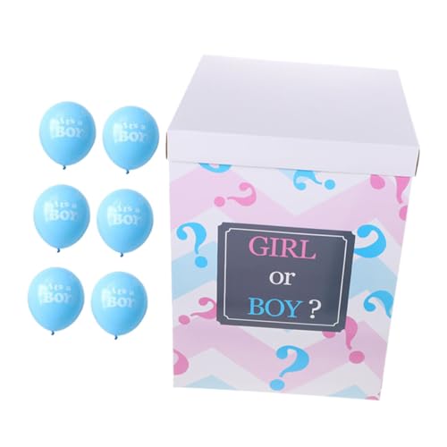 ULTECHNOVO 1 Satz Geschlechtsoffenlegungsbox Es Ballon Geschlechterbezogene Luftballons Oh Gril Aquarellblauer Ballon-partyzubehör Babyblöcke Für Die Babyparty Papier Sky-blue ULTECHNOVO 1 Satz Geschlechtsoffenlegungsbox Es Ballon Geschlechterbezogene Luftballons Oh Gril Aquarellblauer Ballon-partyzubehör Babyblöcke Für Die Babyparty Papier Sky-blue von ULTECHNOVO