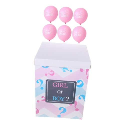 ULTECHNOVO 1 Satz Geschlechtsoffenlegungsbox Oh Gril Aquarellblauer Ballon-Partyzubehör Ballon zum Aufdecken des Geschlechts Banner für Jungen oder Mädchen klangliche Kulisse Papier Rosa ULTECHNOVO 1 Satz Geschlechtsoffenlegungsbox Oh Gril Aquarellblauer Ballon-Partyzubehör Ballon zum Aufdecken des Geschlechts Banner für Jungen oder Mädchen klangliche Kulisse Papier Rosa von ULTECHNOVO