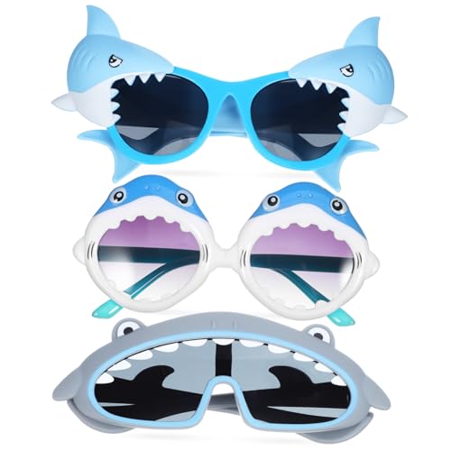 ULTECHNOVO 1 Satz Hai-brille Kindersonnenbrille Groß Zubehör Für Strandpartys Neuheit Brille Bunt Verrückt Lustig Prost Geformt Karikatur Urlaubsbrille Jungs Gläser Pvc 3paar ULTECHNOVO 1 Satz Hai-brille Kindersonnenbrille Groß Zubehör Für Strandpartys Neuheit Brille Bunt Verrückt Lustig Prost Geformt Karikatur Urlaubsbrille Jungs Gläser Pvc 3paar von ULTECHNOVO