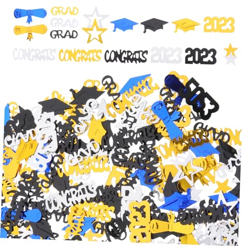 ULTECHNOVO 1 Satz Konfetti für die Abschluss saison Gold Party Streamer Abschlussfeier Konfetti für den Tisch buntes konfetti Graduierungstabellenstreuung PVC ULTECHNOVO 1 Satz Konfetti für die Abschluss saison Gold Party Streamer Abschlussfeier Konfetti für den Tisch buntes konfetti Graduierungstabellenstreuung PVC von ULTECHNOVO